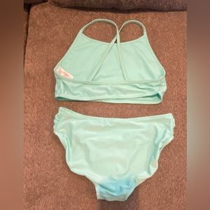 Teal kids size bathing suit
